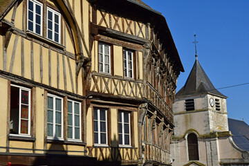 Gaillon; France - march 2 2021 : city centre