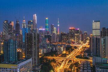 Wall Mural - Guangzhou City Night View