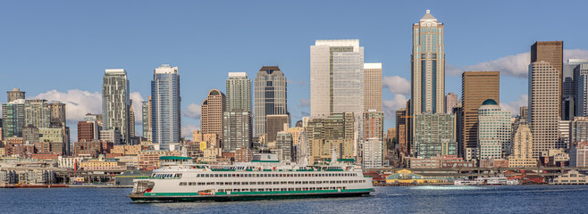 Wall Mural - Seattle ferry