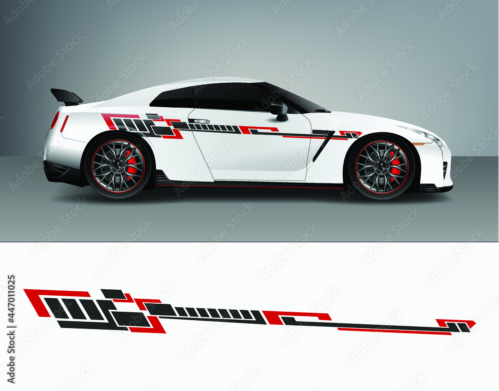 Modern Racing Decals Vinyl sticker Decals set for Car truck mini bus modify Motorcycle ...