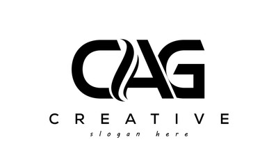 Letter CAG creative logo design vector	