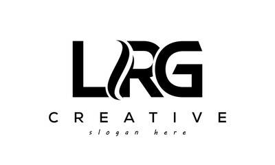 Letter LRG creative logo design vector