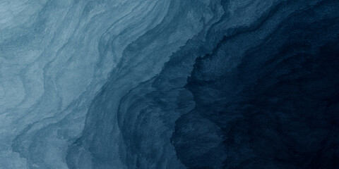 Wall Mural - abstract watercolor paint background by navy blue with liquid fluid texture for background, banner