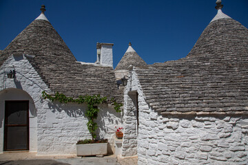 Alberobello, Trulli Haüser, Apulien, Italien, Süditalien