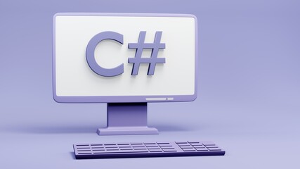 c# programming concept, web application development, backend development, desktop computer with c# i