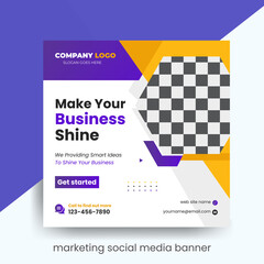 Wall Mural - Social media template business agency for digital marketing and business sale promo. furniture or fashion advertising.