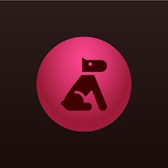 Sticker - Dog - App Icon Button