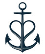 croix camarguaise et ancre marine symbole de la camargue