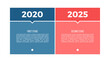© fireofheart - Business process. Chart with 2 steps, options, sections. Vector template.