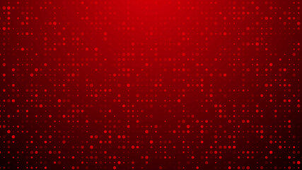 abstract dot red pattern gradient texture technology background.
