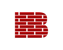 B Brick Logo Template