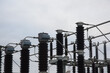 © Pamela Ranya - Detail of a great power plant. Current transformers of a high voltage.