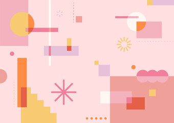 Wall Mural - several shapes are freely designed.