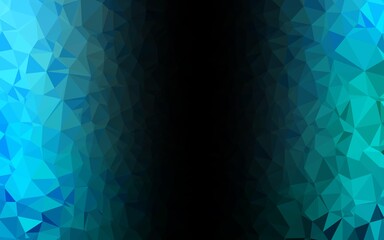 Wall Mural - Light Blue, Green vector abstract mosaic pattern.