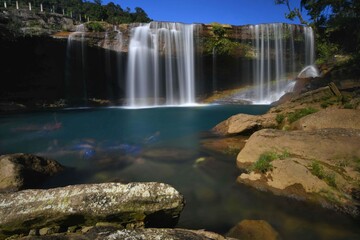 Nestled in the serenity of Jaintia hills, Krang Suri falls is amongst one of the most scenic waterfalls of Meghalaya, India