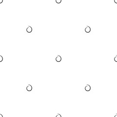 Poster - Drawn polka dot. Vector minimal wallpaper polka dots.
