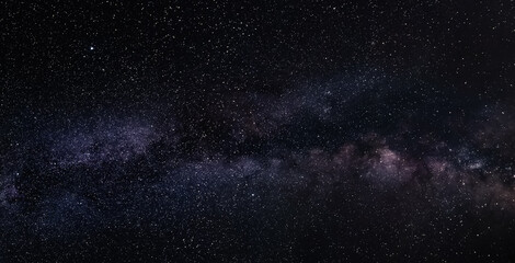 Wall Mural - milky way in the night sky