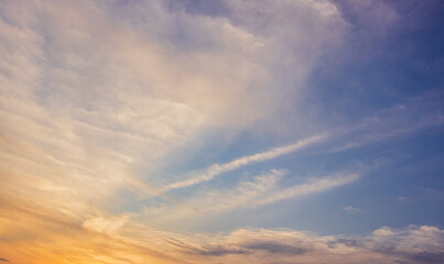 Sticker - sunset sky and clouds