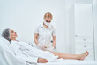 © Viacheslav Yakobchuk - Pleased female person doing beauty procedure in salon