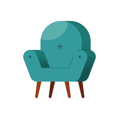 Sticker - green sofa livingroom