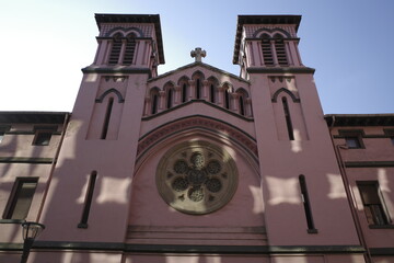 Wall Mural - Catholic church in the city of Bilbao