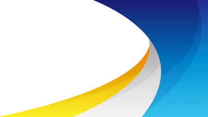 blue  white and orange abstract wave background.can be used for banner, poster, web page, promotion etc. vector design 