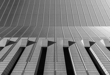 Poster - Exterior of modern building. Architecture abstract background