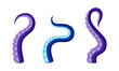 © Happypictures - Octopus Tentacles or Limbs Wiggling and Snaking Vector Set