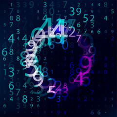 Abstract technology background