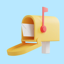 Mailbox 3d Illustration