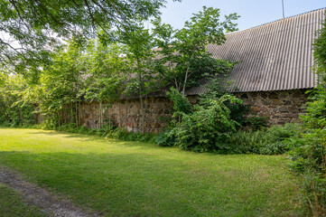 Wall Mural - barn building estonia hiiumaa