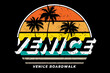 T-shirt venice beach retro style