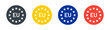 © Icons-Studio - European union icon on circle design. Vector illustration.