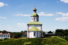 Russia, Suzdal, June 2021: Church Of Elijah The Prophet On Ivanova Hill In Suzdal