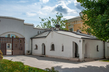 Wall Mural - The Intercession Church of the Women's abodes of mercy is a successful synthesis of the Art Nouveau style with the artistic traditions of ancient Russian architecture   