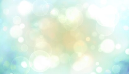 Abstract blue, green background with bokeh - Spring , Christmas wallpaper