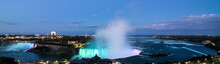 Niagara Falls At Night With Spray