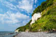 Kreidefelsen an der Küste der Ostsee auf der Insel Rügen