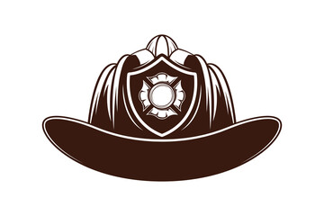 Poster - firefighter helmet with shield