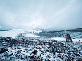 Snow in Lassen 