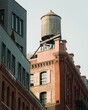 Water tower and architecture in Soho, Manhattan, New York City