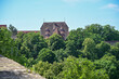Burggarten und DJH Jugendherberge Rothenburg ob der Tauber