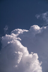 Wall Mural - dark, dense and magnificent, gray storm clouds