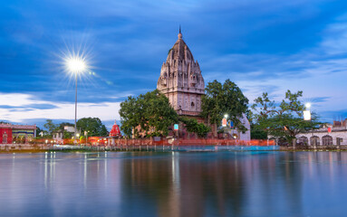 Wall Mural - Shiv Temple is located near Shyama Mai Temple, Darbhanga, Bihar, India