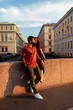 © Anton - love story of young hindu guy and european beautiful girl at dawn