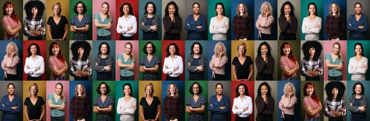 portraits of 12 beautiful commercial powerfull women
