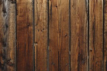 Poster - Closeup shot of old and grungy wooden fence under sunlight