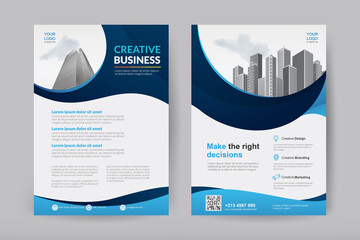 Wall Mural - corporate business cover design template. can use to brochure, flyer, leaflets, pamphlet, annual rep