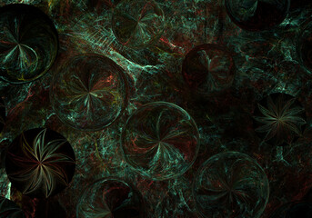 Wall Mural - abstract fractal background