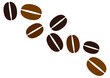 コーヒー豆のイラスト素材
